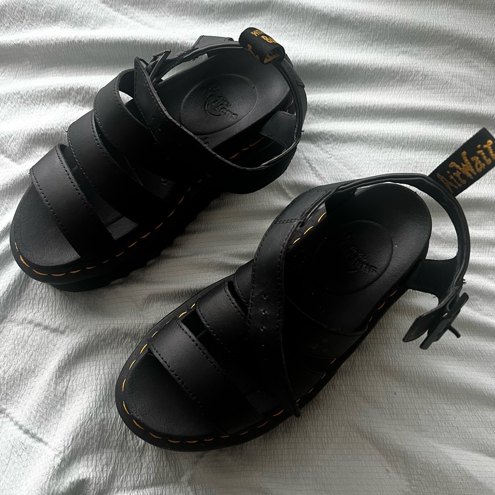 Dr. marten platform sandal